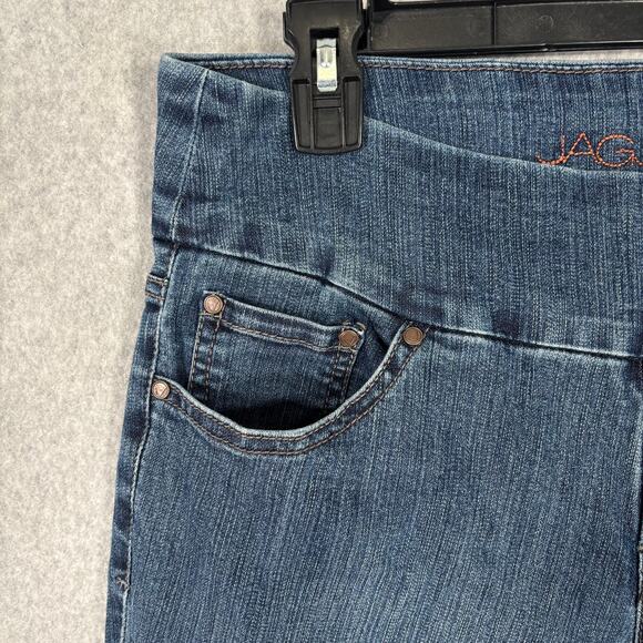 Jag Jeans Womens 10P Straight Pull On Mid Rise Ankle Nora Jegging Stretch Indigo - Picture 4 of 12